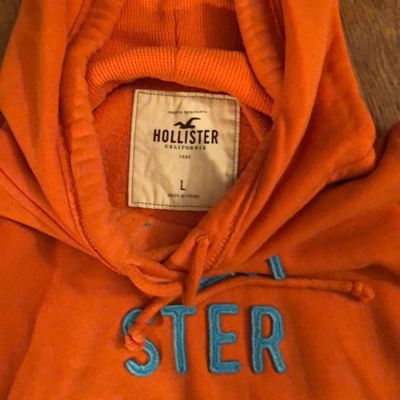 Orange Hollister sweatshirt - Picture 2 of 4
